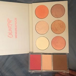 Colourpop highlights + Essence contour palette